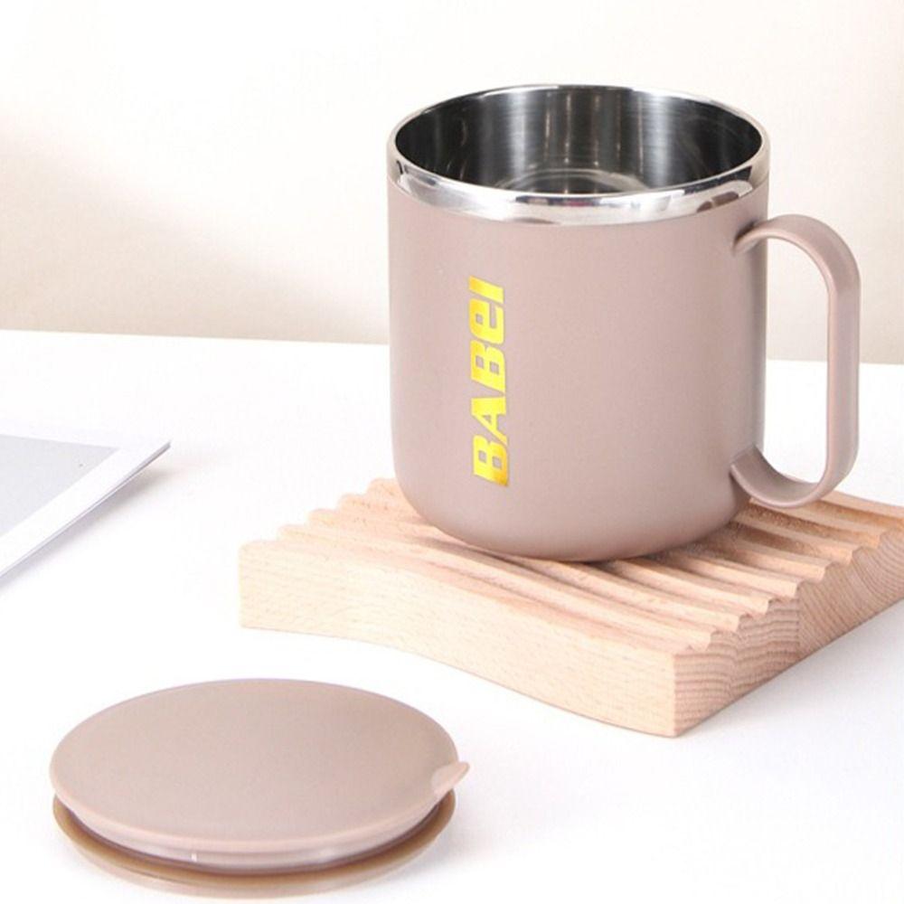 Double-Layered Vacuum Flask Heat-resistant Coffee Cup Fashion Milk Tea Cup  Milk