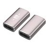 8K DisplayPort 1.4 Adapter, rechtwinkliger DisplayPort-Stecker auf Buchse, vertikale Anschlüsse, Konverter-Extender, unterstützt 8K bei 60 Hz