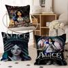 A-Alice M-Madness R-Returns Cushion Cover Inches Farmhouse Decor Home Throw Pillow Covers For Couch Decorations