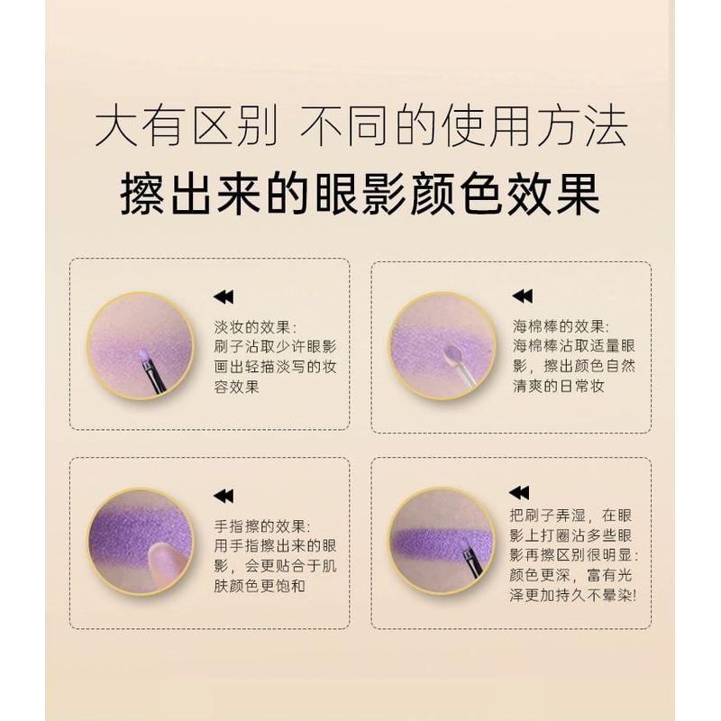 CAR MELA - 18 Farben Wasserlösliche Lidschattenpalette - 2 Typen