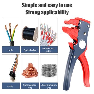 Derinlik Durduruculu Kendiliğinden Ayarlanan Kablo Soyucu Kaymayan Sap Ergonomik Tasarım Kullanımı Kolay Taşınabilir Kablo Soyucu