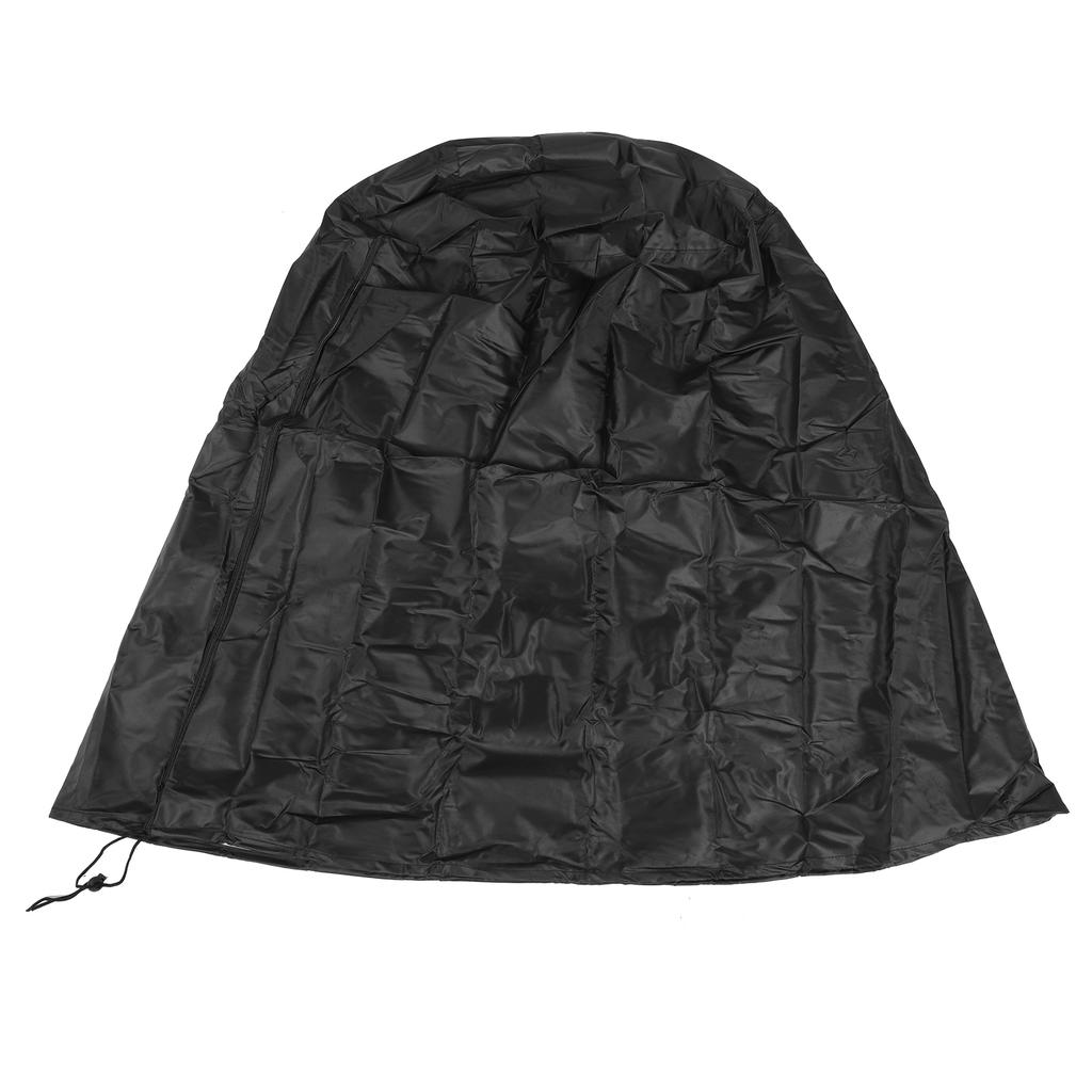 Pokrowiec na fontannę z ściągaczem na dole Czarny 420D Srebrzona tkanina Oxford Wodoodporny Pyłoszczelny Ochrona fontanny do