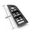 LHD RHD Car Carbon Fiber Window Lift Switch Panel Outer Cover Replacement For BMW 3 Series E90 E91 316 318 320 325 328i