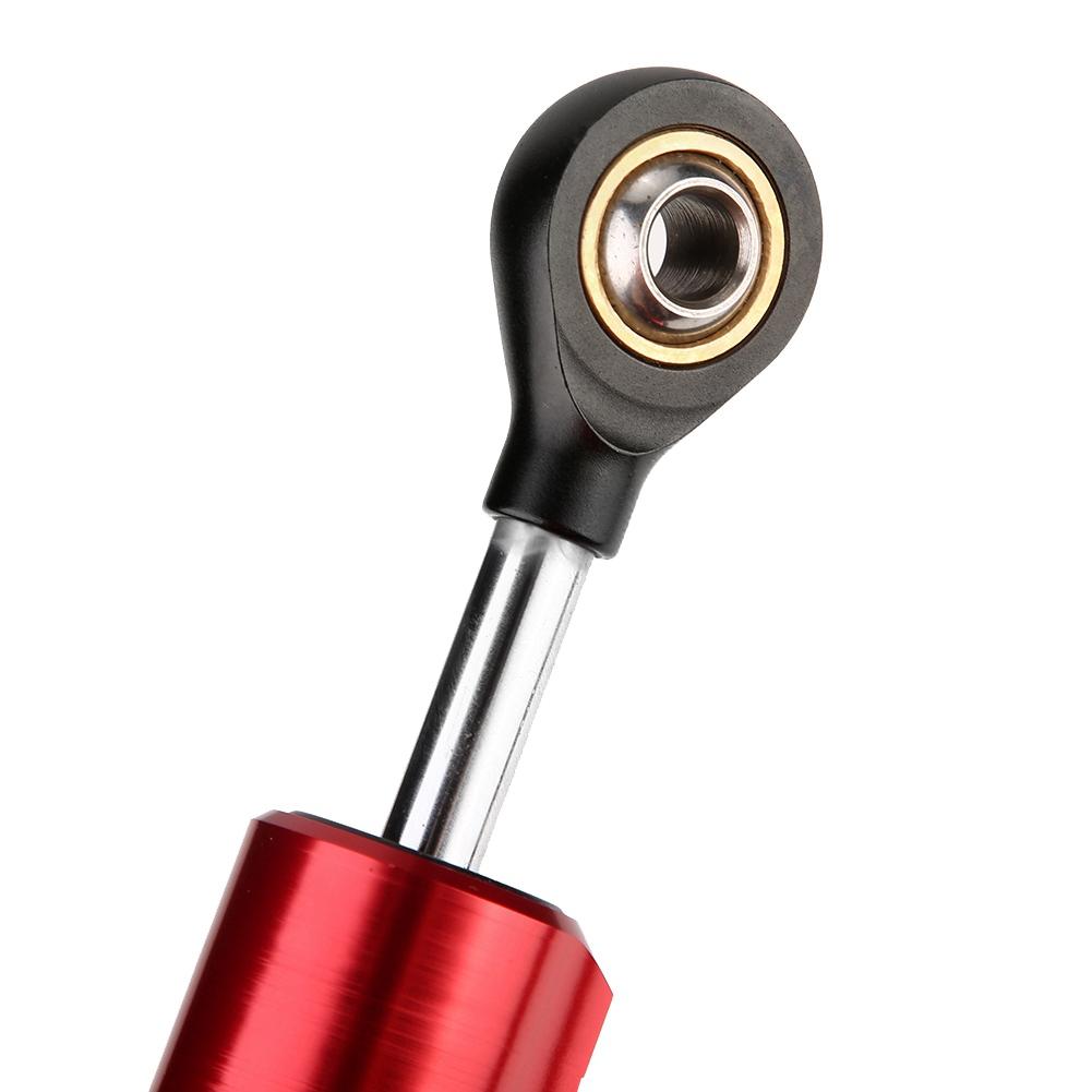 Universal Motorcycle Aluminum Alloy Steering Damper Stabilizer (Red & Black)