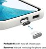 4Pcs Type C USB C Dust Plugs with Cleaning Brush, Anti-Dust Port Protector Caps for Samsung Xiaomi All Type C Phones