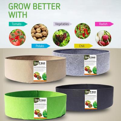 Growing Planter Bag Breathable Reusable Vegetable Plant Flower Grow Bag Household Supply