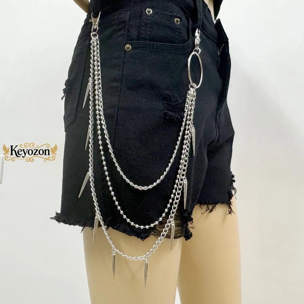 Stylish Vintage Metal Waist Chain For Women Zipper