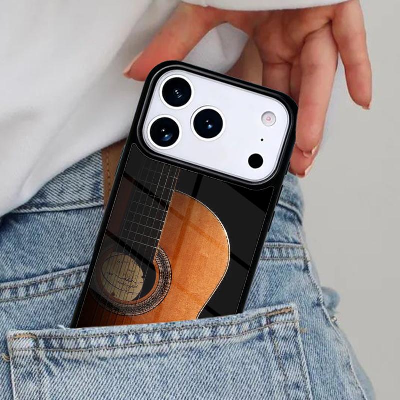 Musical Violin Guitar soft Phone Case for iPhone 17ProMax 12 13 14 15 16e 17 Pro Max Plus Air Cover