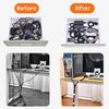 5M/Roll Fastening Cable Ties Reusable Hook and Loop Cable Organizer Straps Fastening Tape For Wires Managing Household Organizer