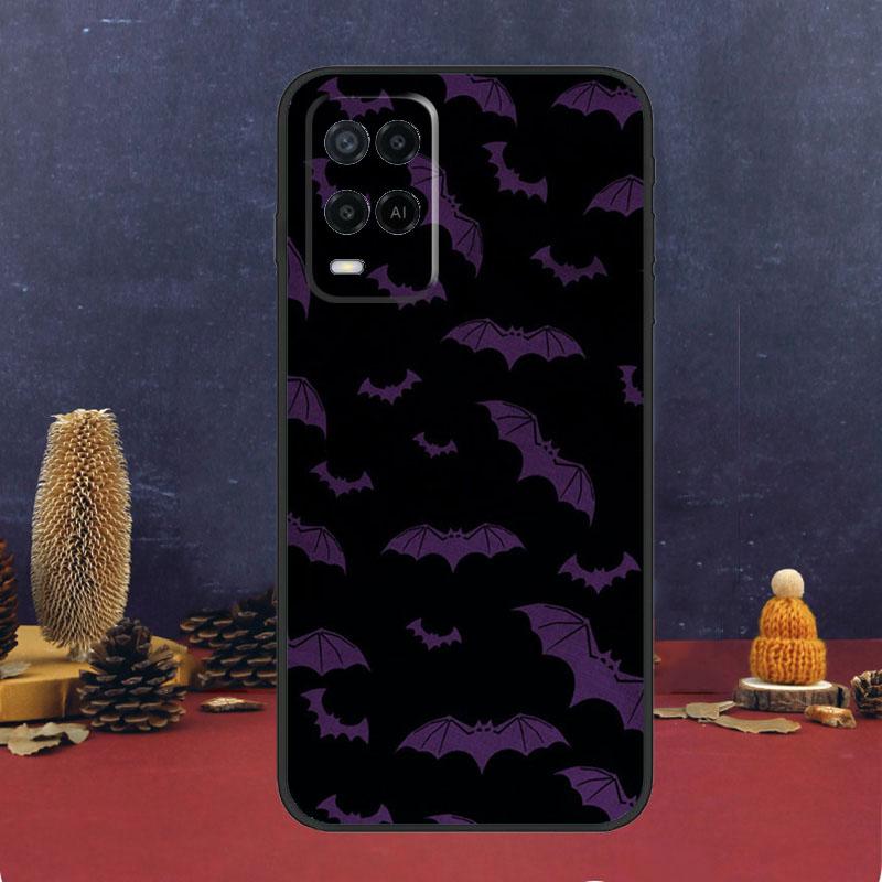 Halloween Vampire Bats Case For Oppo A94 A74 A54 A15 A17 A57 A6 A5 Pro A16 A76 A96 A40 A60 A80 A18 A38 A58 A78 A98
