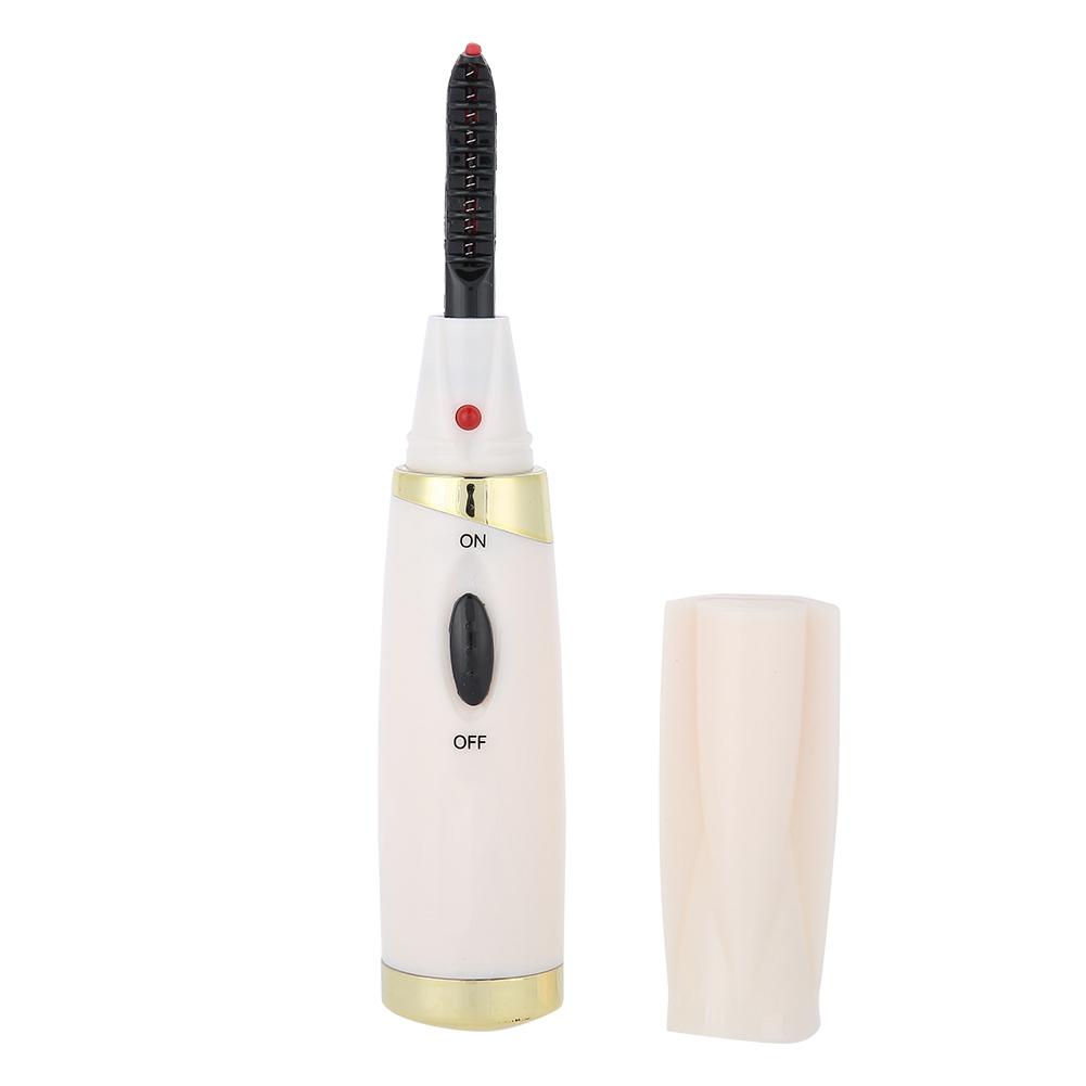 

Щипцы для завивки ресниц Мини электрическая тушь для ресниц Подкручивающая стойкие нагреваемые ресницы Аппликатор для ресниц белый