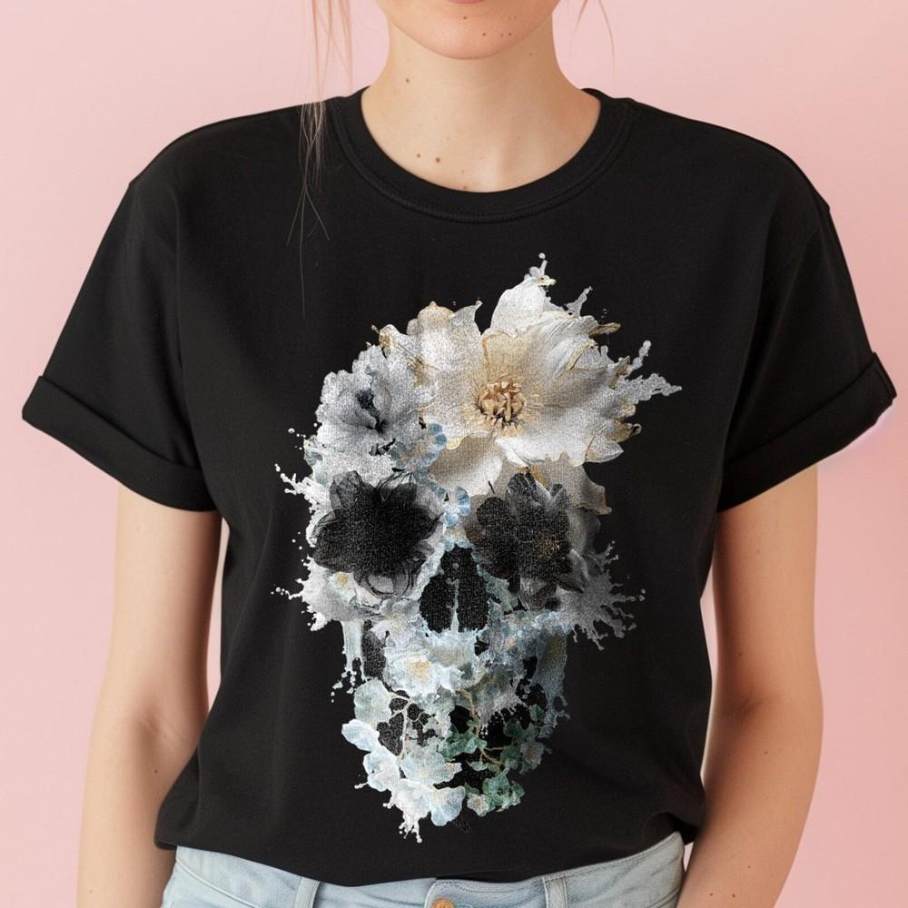 26 Womens Gothic Shirt, Unisex Garment-Dyed T-shirt, Halloween T Shirt Gift, Fl Unisex T-Shirt XXL
