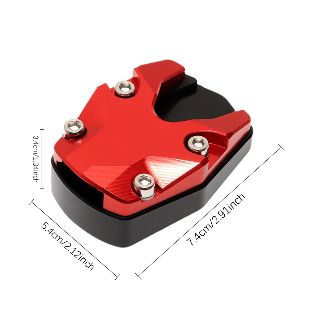 Motorcycle Kickstand Foot Side Stand Anti Sinking Plate Support Accessory Motorcycle Kickstand Foot Plate  Plate Support tool
