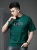 European Fashion Letter Print Short-Sleeve T-Shirt for Men, Trendy Brand, Loose Fit, 2025 Summer New Men's Half-Sleeve Tee
