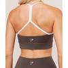 Gymshark Piping Sport-BH Walnussbraun Kastanienrosa Weichweiß B4c6h Nc87