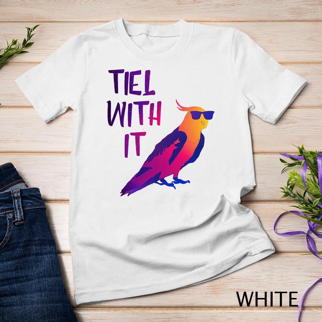 Cool Cockatiel Tiel With It Sunglasses Birds Parrot T-Shirt Unisex T-shirt 2XL