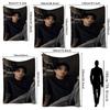 Moody Portrait Idol Pattern Blanket Machine Washable Fleece Blanket For Living Room Sofa Bedroom Bed Lightweight Home Decor Great Holiday Gift