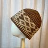 Retro Diamond Plaid Woolen Hat for Women in Autumn and Winter Niche Design Knitted Hat Warm and Cold Proof Baotou Cold Hat