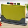 4pcs Food Classification Chopping Boards PP  Portable Non Slip Cutting Boards Kitchen Tools