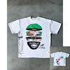 Summer Men's T-shirt American Street Hip Hop Y2K Retro Oversized Portrait Printed Short Sleeve Goth Harajuku Casual Loose Tees