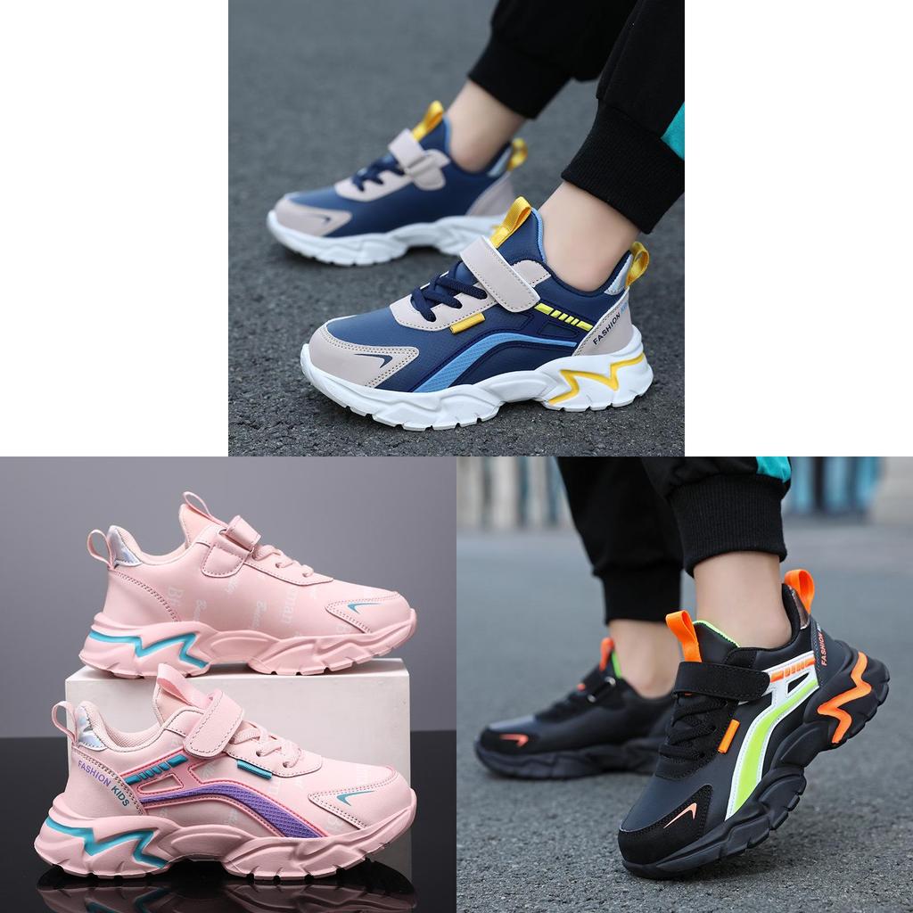Kinder Laufschuhe Frühling Atmungsaktiv Leicht Md Sohle Mit Klettverschluss Für Jungen Mädchen