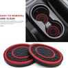 New 2-piece Anti Slip Mat, Car Coaster, Durable Car Cup Holder, Coaster, Universal, Dust-proof Protection for Car Interior