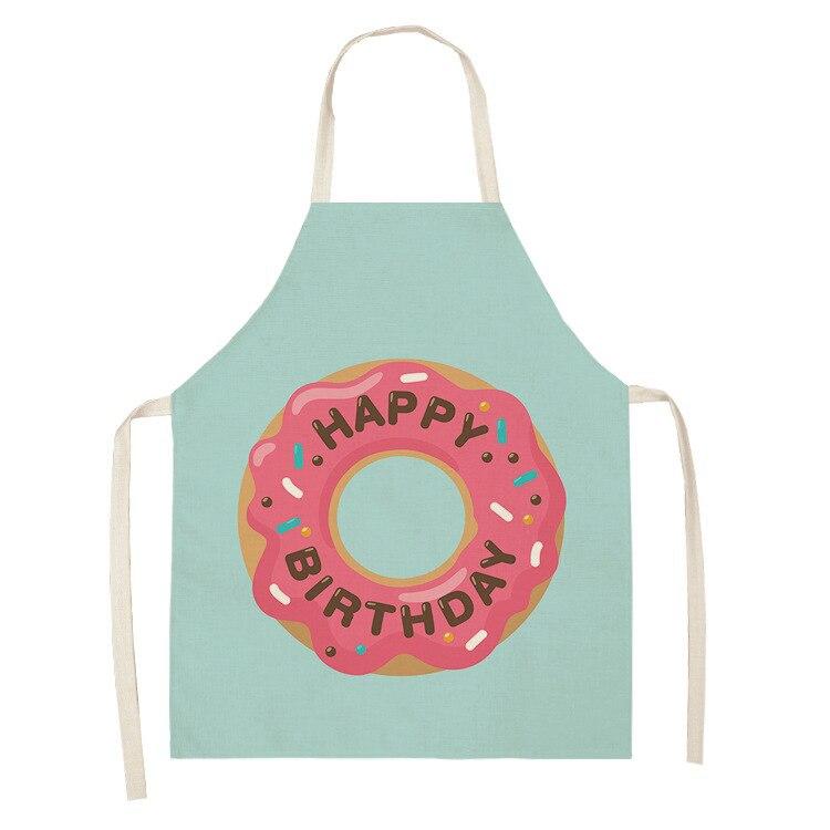 Oil and Stain Proof Chef's Apron Ice Cream Women's Kitchen Linen Apron Waterproof Barber's Apron Unicorn Apron Cleaning Tools