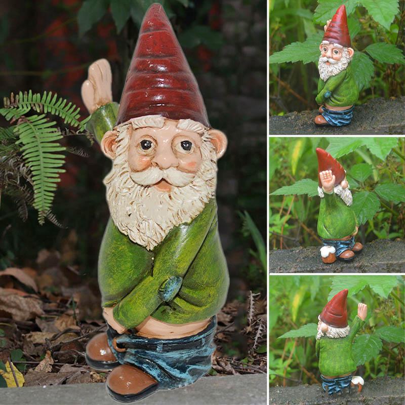 

PDTO Непослушный гном газон садовые украшения забавные гномы домашний двор декор Крытый Открытый
