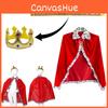 Premium Quality Halloween King Cape Game Costume Shawl For Christmas