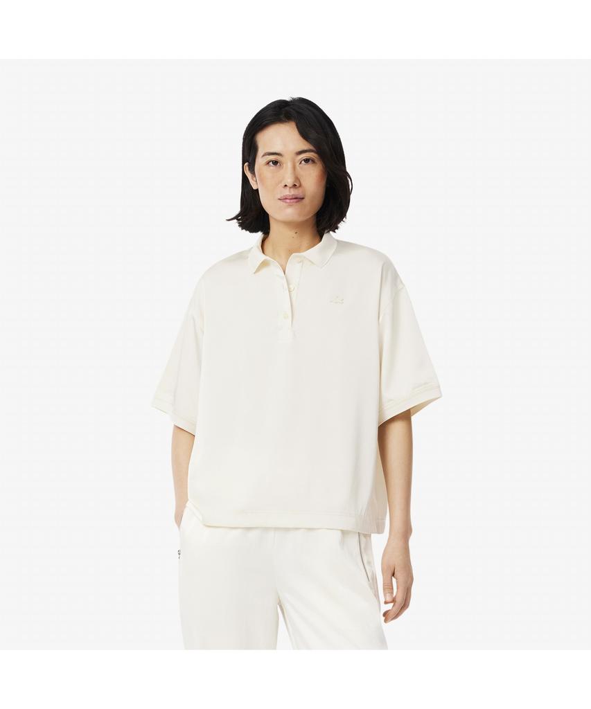 LACOSTE Women'S Oversized Silky Fluid Shirt Cf9747-55G Xfj