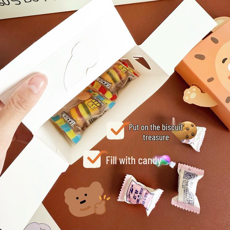 Zaino Coniglio Cartone Animato di Natale Scatola di Caramelle - Regalo di Laurea o di Compleanno per Neonati
