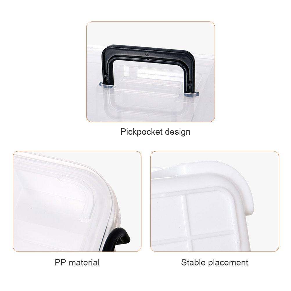 Transparent First Aid Box Portable Medicines Storage Box Safety Emergency Kits