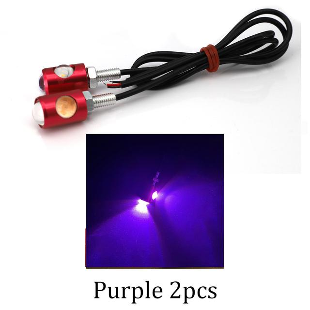 

2 шт. светодиодный мотоциклетный указатель поворота сверхъяркий светодиодный автомобильный номерной знак болт винт задний фонарь стоп-сигнал противотуманная фара лампа