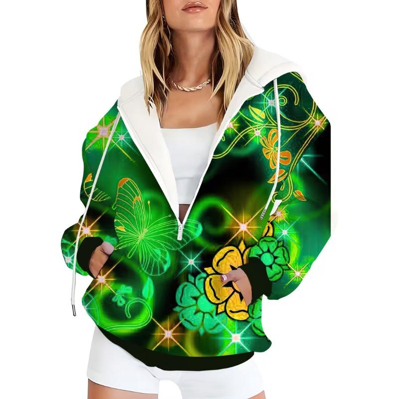 Women's Autumn and Winter Zipper Sweatshirt