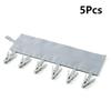 5Pcs Foldable Fabric Hanger Set Portable Multi Clothespin Coat Hanger for Travel Dormitory Quick Drying and Storage Solution