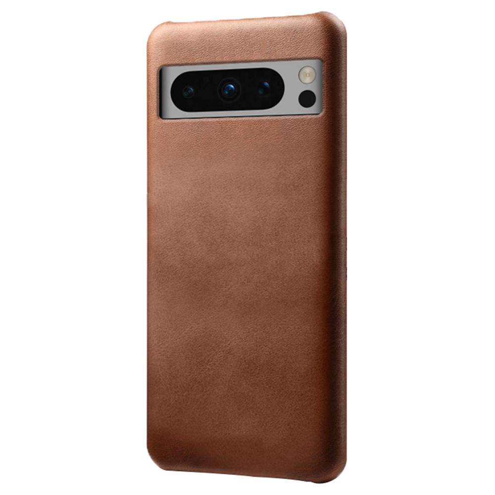 

Чехол для Google Pixel 8 Pro из ПУ кожи + Твердый ПК Тонкий защитный чехол для телефона Brown