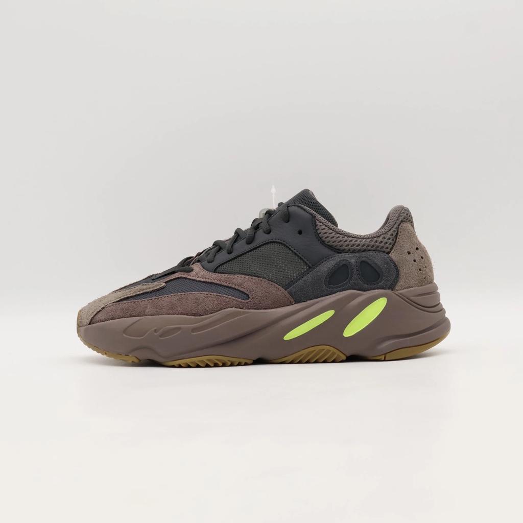 EE9614 Adidas Yeezy Boost Waver Runner Mauve Dark Grey Yellow Charcoal Gray