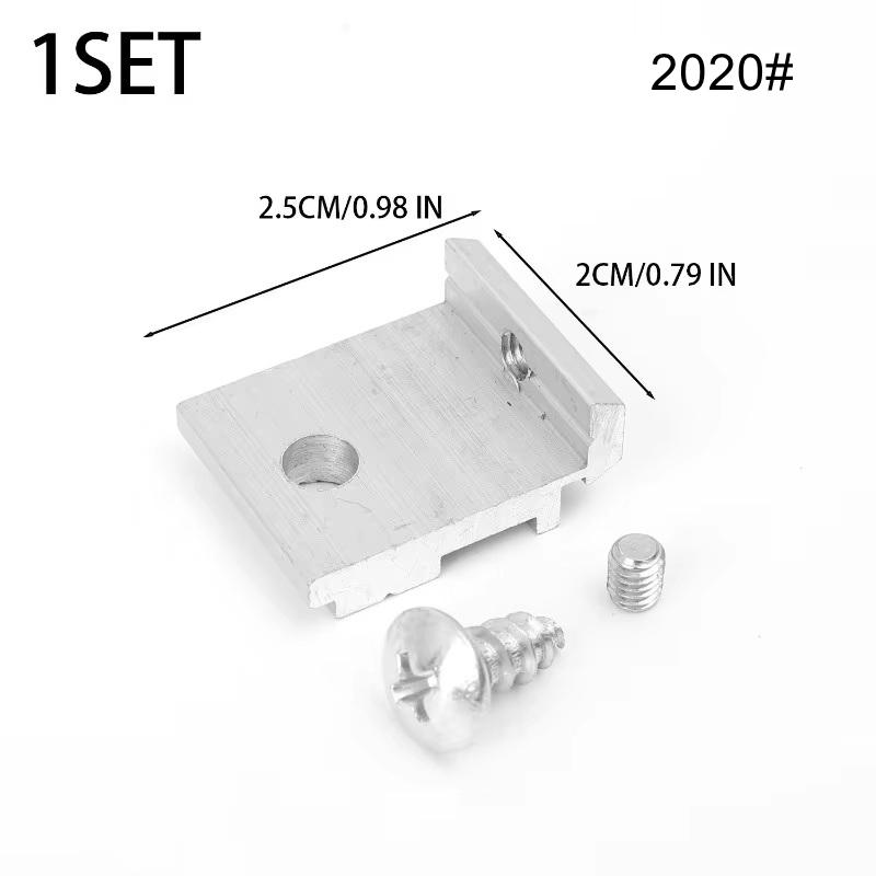 1Pcs Fixing Side Panel Bracket Accessories 2020 3030 4040 Fixing Parts For Machine Frame Construction Components Supplies