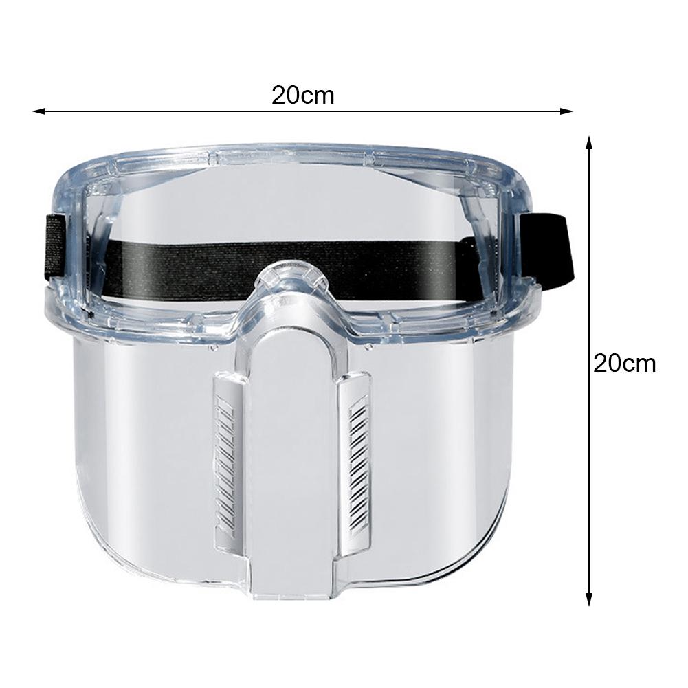 Clear Protective Mask For Full Face Cover Detachable Anti-Dust Face Protector Sturdy Sanding Dust Mask For Women Men Kids