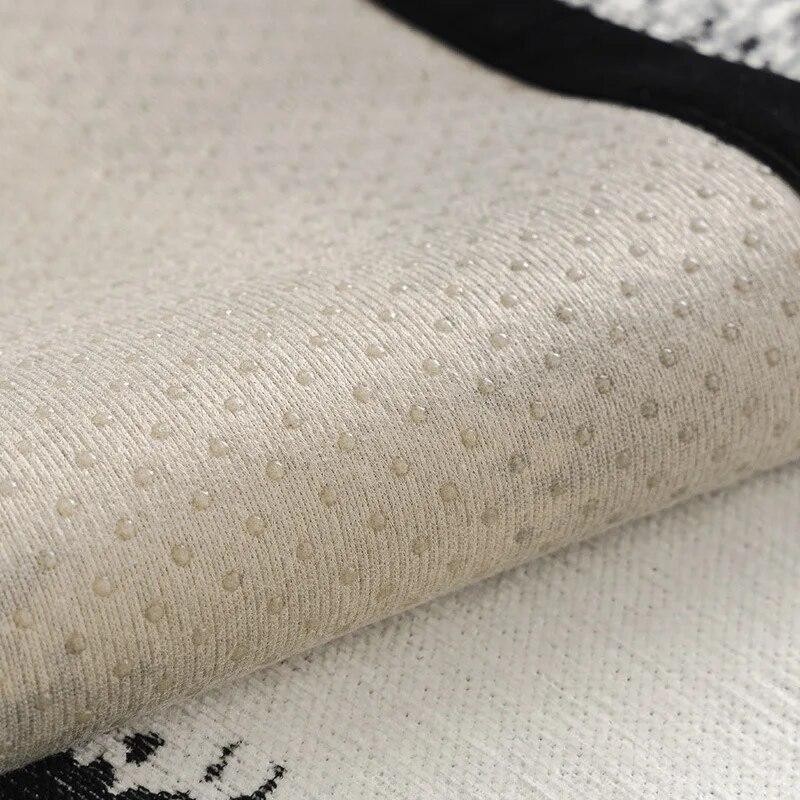 New Chenille Sofa Covers Black White Stripe Sofa Cushion Home Decor Armchair Towel Furniture Seat Cover Sofa Mat for Living Room