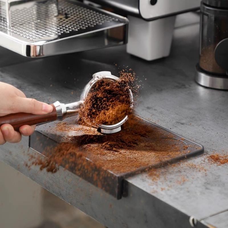 1pcCoffee Press Powder Pad Silicone Coffee Table Corner Protector Non-Slip Coffee Powder Hammer Pad Coffee Machine Pad