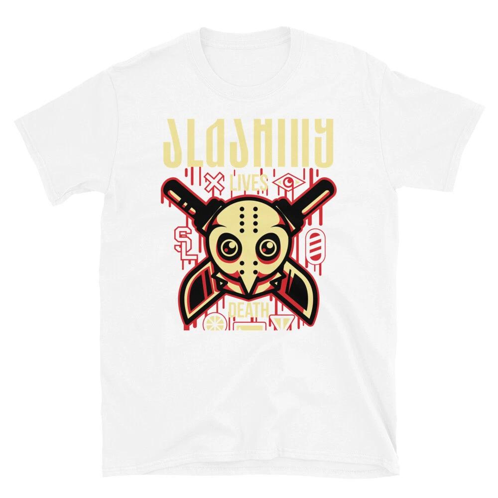 Slashing Murderer Fantasy Monster Art Retro Classic Everyday Graphic T-Shirt XL