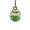 Glass Round Ball Star Sequin Pendant Earrings & Keychain Accessories