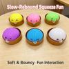 1pc Soft Decompression Squeeze Fidget Steamed Stuffed Bun Squishy Pinch  Relaxation Tool