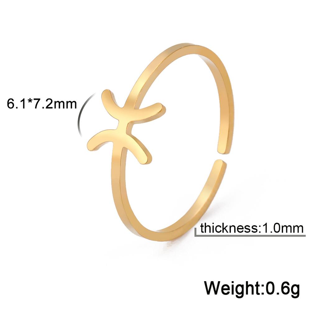 EUEAVAN Africa Berbers Symbol Rings for Women Men Stainless Steel Amazigh Letter Ethnic Berber Open Adjustable Ring Jewelry Gift