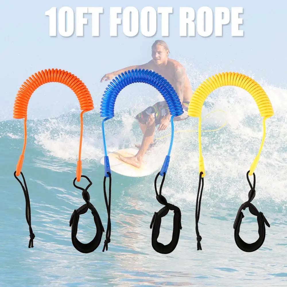 Surfing Rope Veneer Rope Slurry Board Accessories Special Elastic Foot Rope Paddle Anti-loss Rope Traction Rope