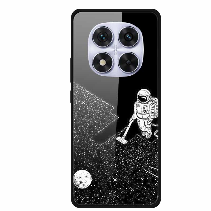 Hard Back Cover For Xiaomi Redmi Note 14 Pro 5G Case Soft Bumper Tempered Glass Case For Redmi Note 14 Pro 4G Case Note14 Pro
