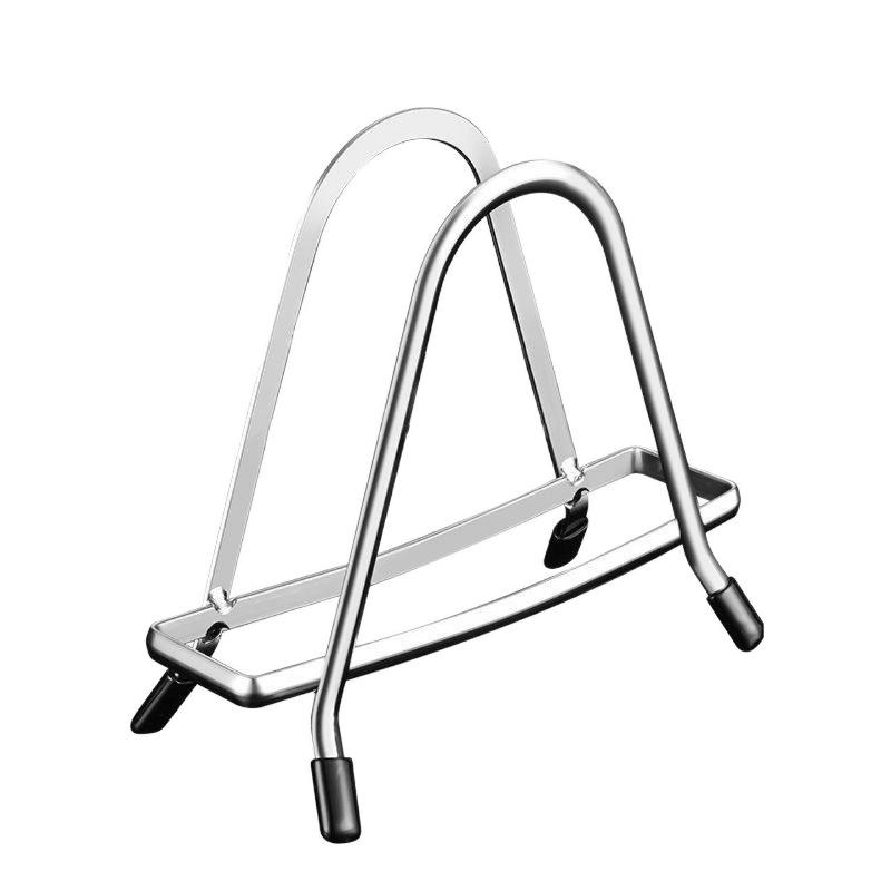 Premium Edelstahl Küchenbrett Halter Verdickter Klebe Schneidebrettständer Arbeitsplatten Organizer zur Aufbewahrung von Topfdeckeln