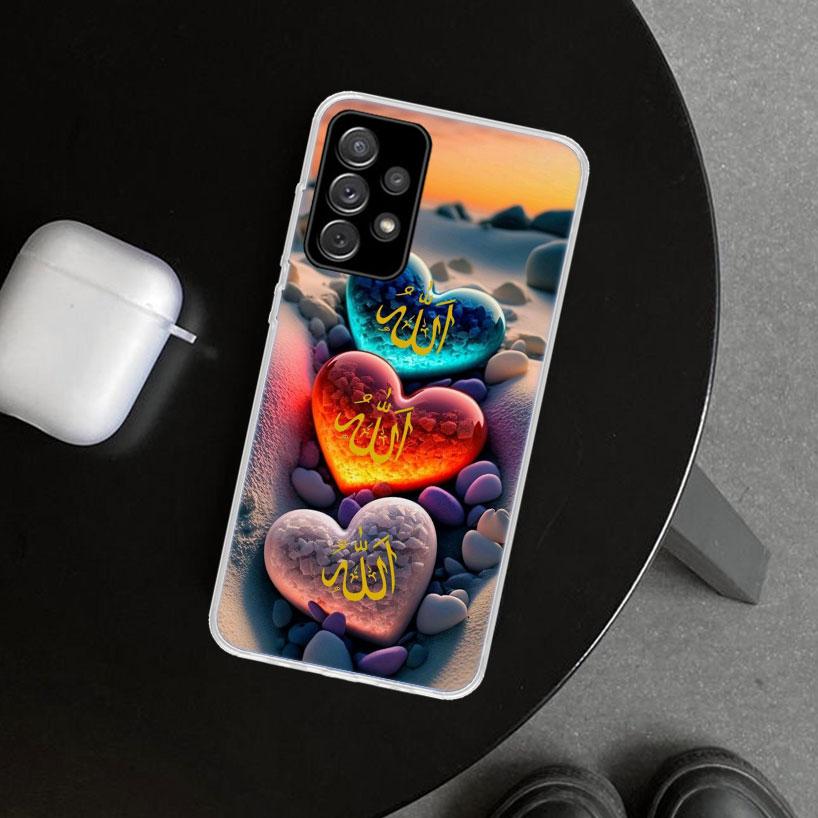 Muslim Surah Ikhlas Islamic Quotes Phone Case Cover for Samsung Galaxy A12 A22 A32 A52 A72 A02S A51 A50S A31 A20S A10S Note 20 U