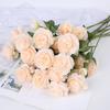 European-Style Smoky Willow Peony & Rose Artificial Flower Arrangement for Home and Wedding Decor